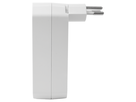 Mehrfachadapter MANTA 3xT13 + 1xUSB-C PD drehbar 320° ws