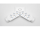 Mehrfachadapter MANTA 3+1xT13 drehbar 320° ws