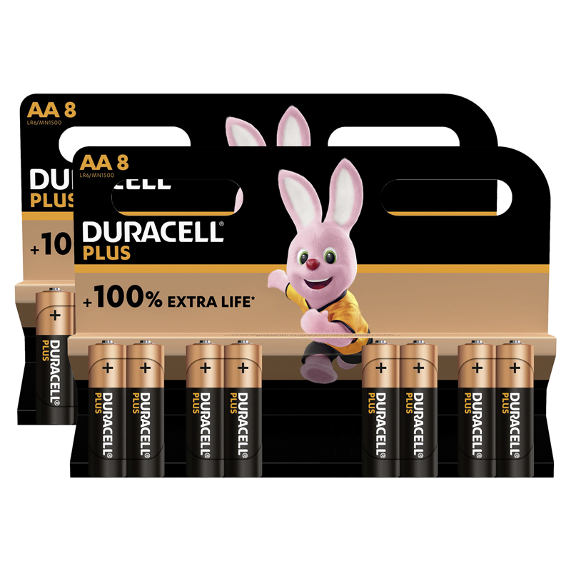 Duracell Plus 8+8 MN1500 AA/LR6