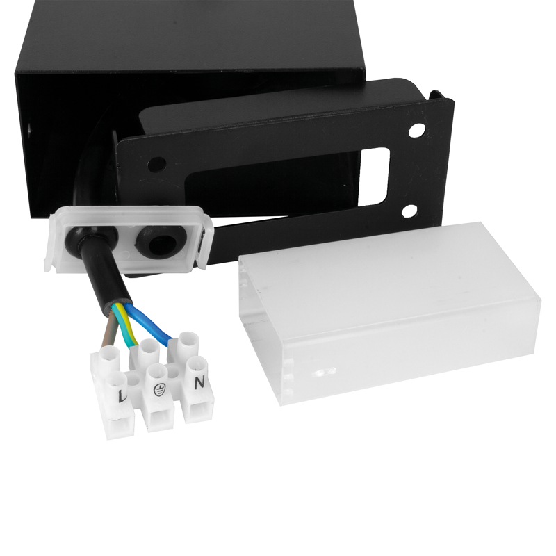 GardenLine Colonna con prese elettriche e timer 2xT13 IP55 con protezione da sov