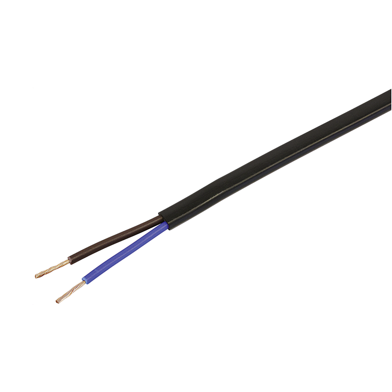 Cavo Tdf 2x1mm² nero anello 20m