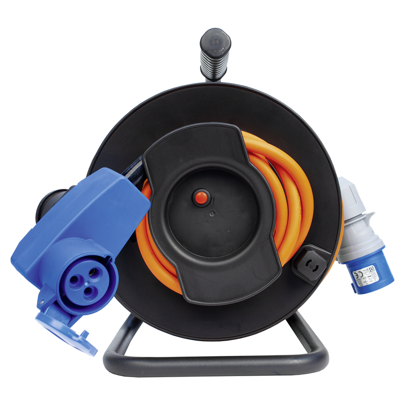 Kunststoff Kabelrolle GdV 3G2.5mm² 15m sw