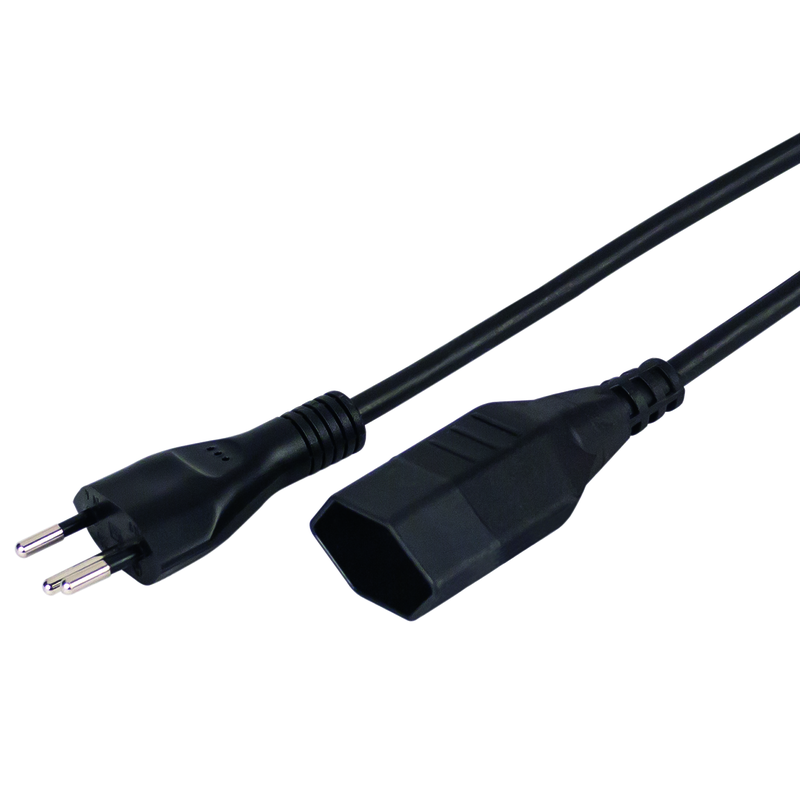 Verlängerungskabel Td 3x1mm2 5m T12-T13 halogenfrei sw