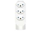 Mehrfachadapter MANTA 3+1xT13 drehbar 320° ws