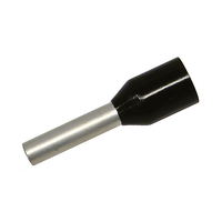 Embout isolé 1.5mm2/8mm noir UE 100 pcs.