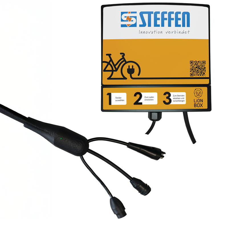 E-Bike Ladestation LiON Box S mit Bosch Smart
