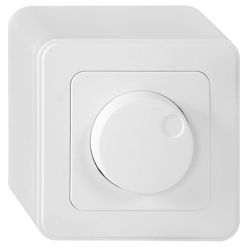 MICA FOR YOU Dimmer rotativo TAGLIO DI FASE ASC. 20-300VA (LED 5-100W) bi