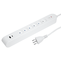 Multiprise IQ PRO 6xT13 + 1xUSB-A 18W + 1xUSB-C PD 20W 3m bl