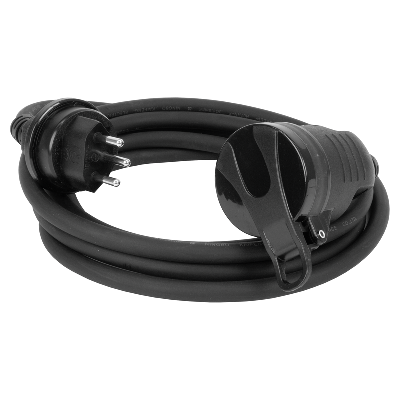 Rallonge électrique GdV 3x1.5mm2 3m T13-T13 IP55 nr