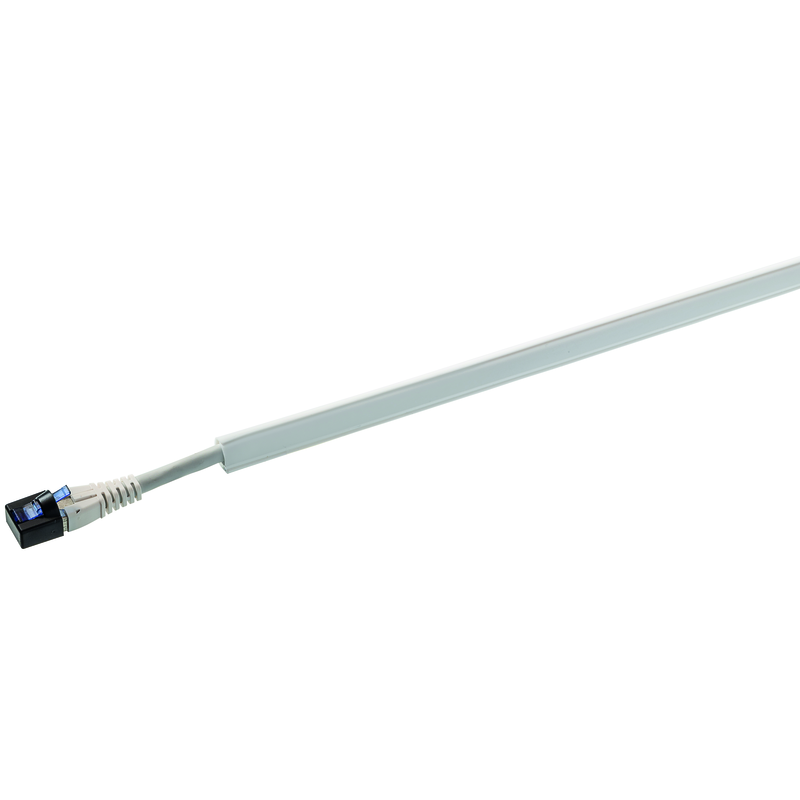 caniveau de cable Miniflex 08007 blanc avec ruban adhesive 4