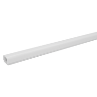 Multi canal de câble 14x10mm 3 barres 1m autocollant blanc