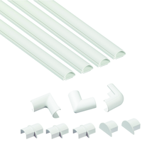 Canalina D-Line 1m, 20x10mm, 4 pz. incl. accessori