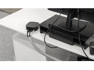 FAST COVER Kabelschlauch mit Reissverschluss grau 2.5m