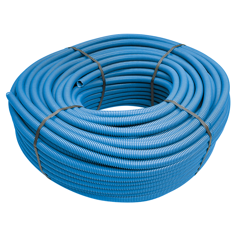 THFW-G M50 à 25m blu tubo rigaturare gliss PP senza alogeni