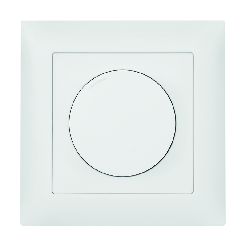 EDIZIOdue Dimmer rotativo da inc. TAGLIO DI FASE DESC. 20-300W (LED 30-60W) bi