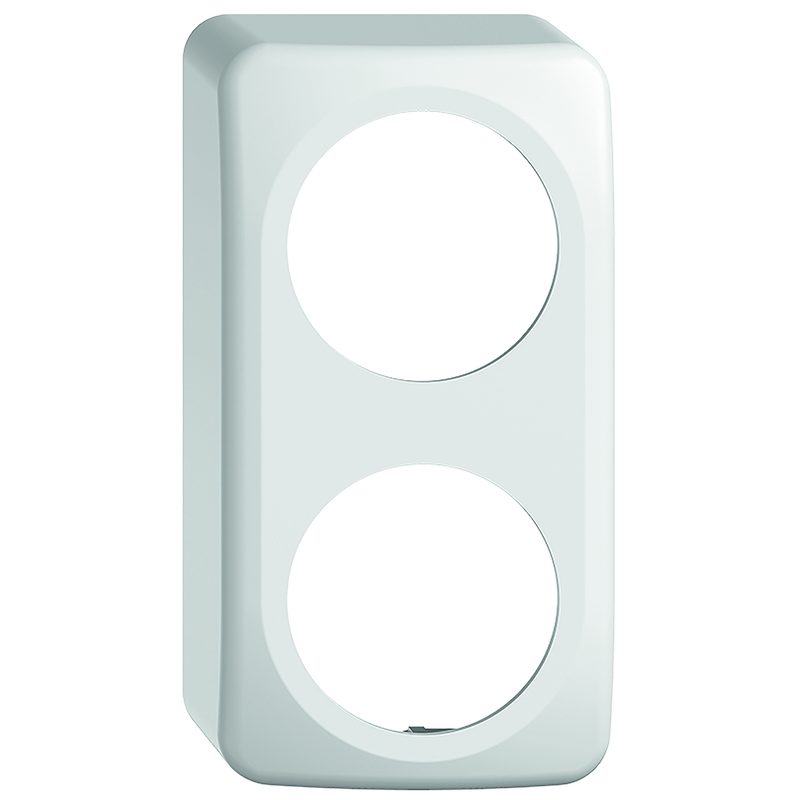 STANDARDdue Telaio di copertura app. DOPPIO Ø 50mm bi