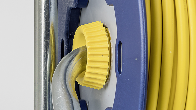 Kunststoff Gerätekabelrolle LOOP 1+1xT13 Td 3x1mm2 40m bl/gr