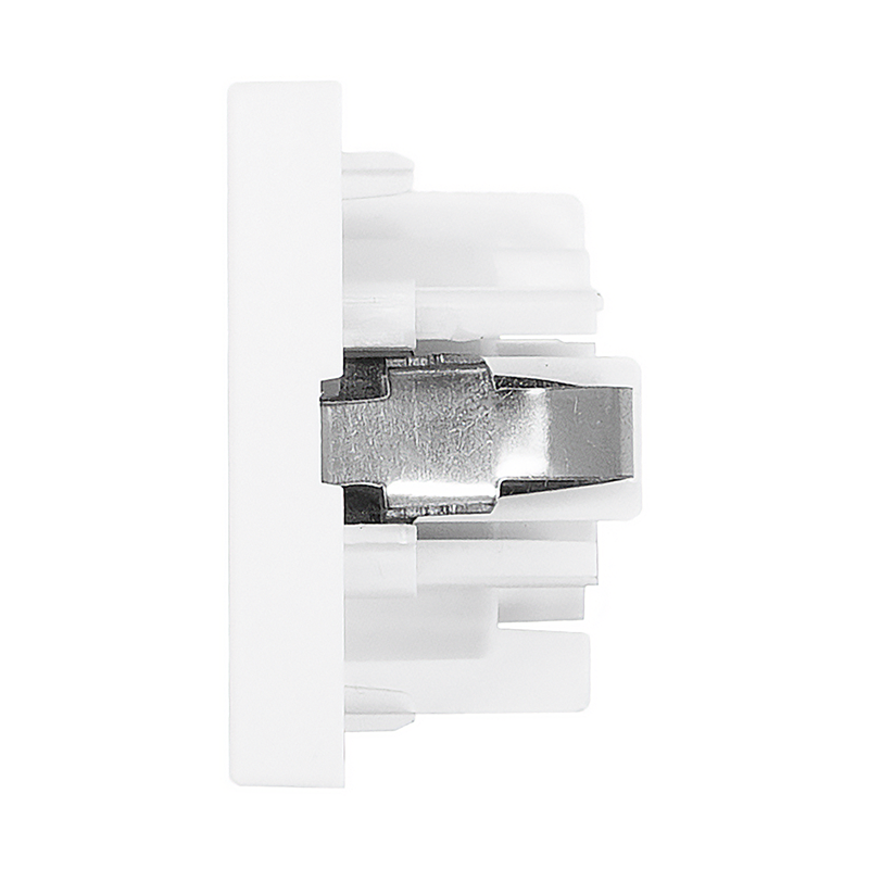 FLF Abdeckplatte Steckdose 1xT13 Gr.1 ws