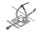 Klebesockel 27x27mm, 4.8mm