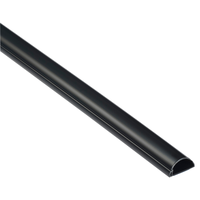 Goulotte de câblage semi-circulaire D-Line 20x10mm 2m noir
