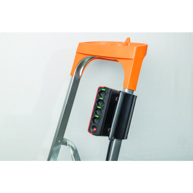 Steckdosenleiste CLIP 4xT13 3m sw/or