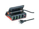 Steckdosenleiste CLIP 4xT13 3m sw/or