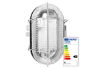 WORKLIGHT Lampe à LED murale ovale avec grille de protection 8W