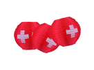GardenLine guirlande lumineuse LED lampion Swiss Flag, 10x0.06W LED 5.5m IP44