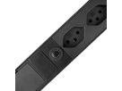 ALU MODULAR NOIR 4xT13 transversal noir