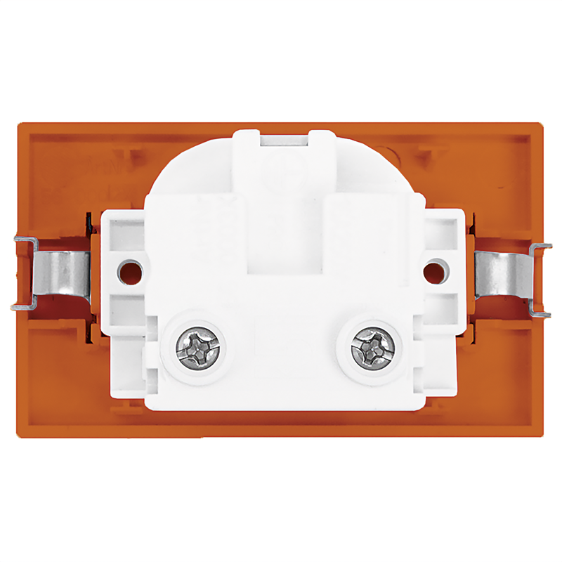 FLF Prise 1xT23 (16A/250V) avec bornes à vis Gr.1 or