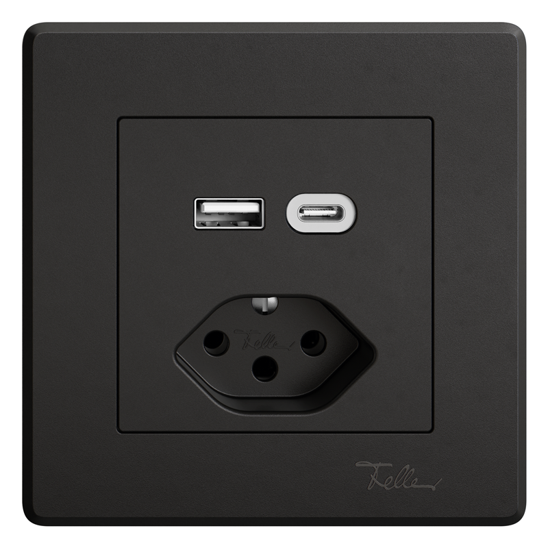 EDIZIO.liv Petite combinaison à enc. USB-A+C/1xT13 nr
