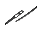 Attaches-câbles noire 234mm x 5.5mm détachable, Pack à 100 pcs.