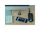 USB-A Tisch-Kabeldurchführung mit 2xUSB-A 5V/2A + Anschlusskab. 1.5m sw