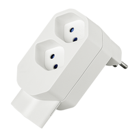 Adattatore multiplo MANTA 2+1xT13 girevole 320° bi