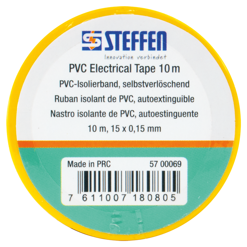 Isolierband gelb B 15mm H 0.15mm L 10m