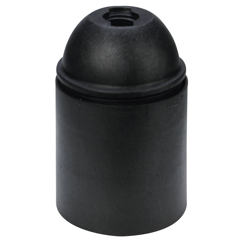 KST Fassung E27 schwarz glatt 2 Stk.