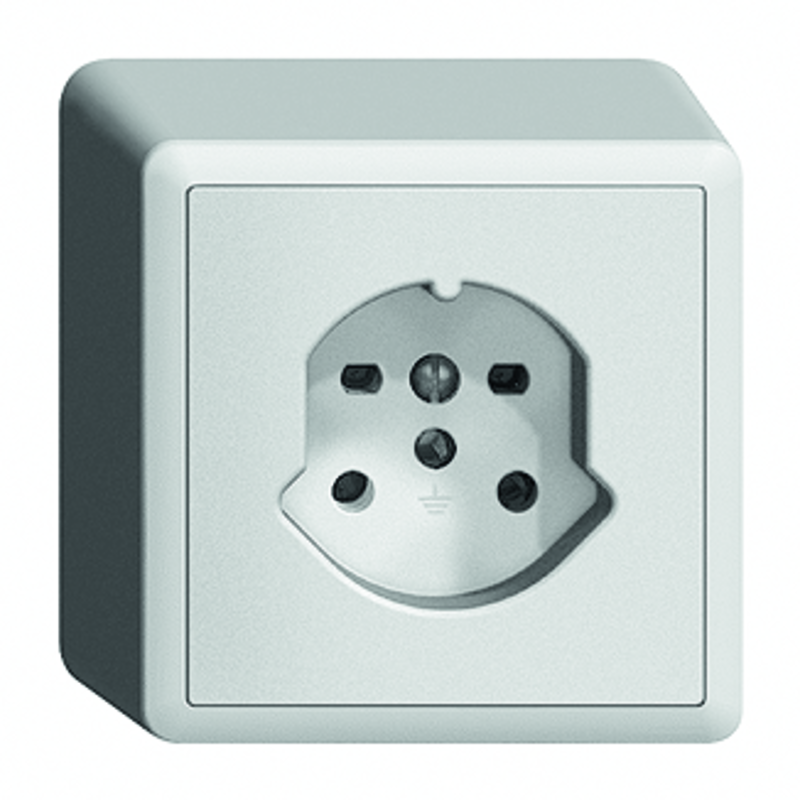 EDIZIOdue Presa app. 1xT15 (10A/250V) bi