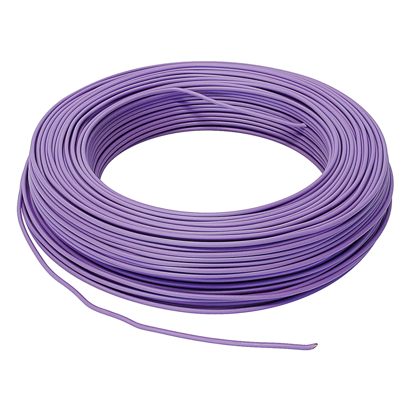 Fil-T 1.5mm² violet bague 100m