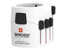 SKROSS Adapt. de voyage PRO Monde - Monde +1xUSB-A 3 pôles max. 7A avec fusible