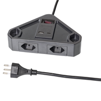 Steckdosenleiste CORNER 4xT13 + 1xUSB-A + 1xUSB-C 2m ant