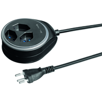 Multiprise DISC 3xT13 1.5m avec interrupteur nr/ar