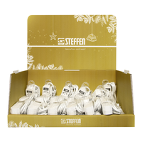 X-MAS Schüttendisplay mit 30 Stk. Steckdosenleise 4xT13 mit Schalter weiss