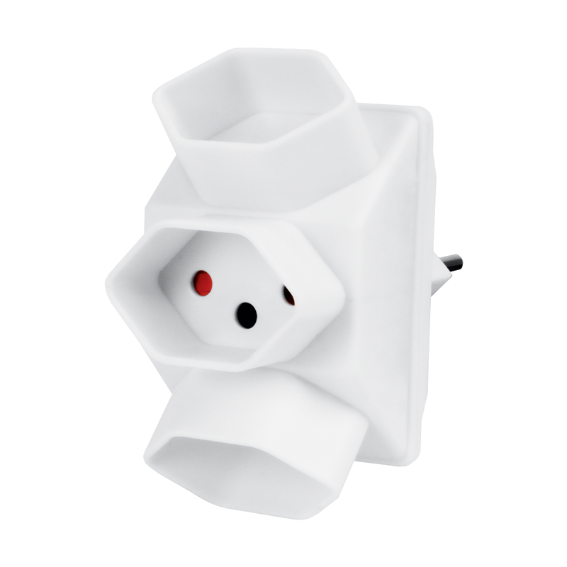 Adaptateur multiple en étoile 3xT13 bl