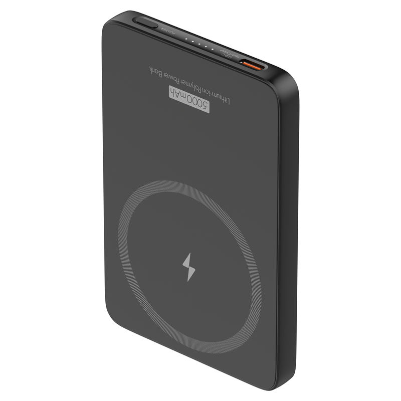 Powerbank Magnetic 15W PD+Qi 5'000mAh max. 5V-3A