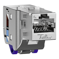 EASYNET Modulo di connessione 1xRJ45 (CAT 6A) S-One schermato ar