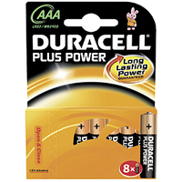 Duracell Plus Power 1.5V 8/MN2400 LR03 AAA