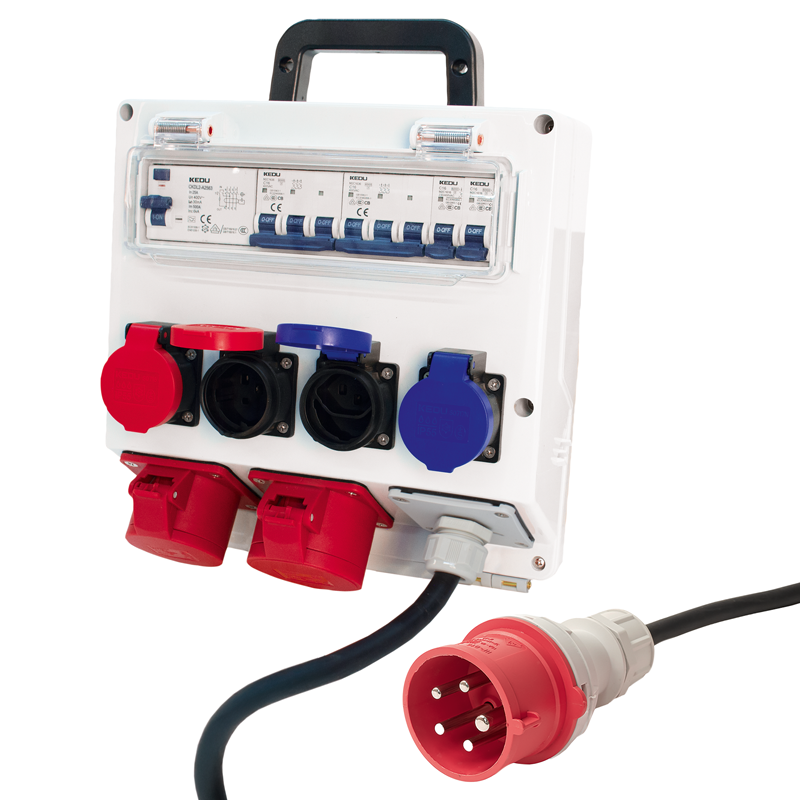 Distributeur de courant 16A IP44 équipé avec 5m Gdv cablé