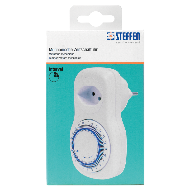 Timer mechanisch 24h-Zyklus / Schaltabstand 15min ws
