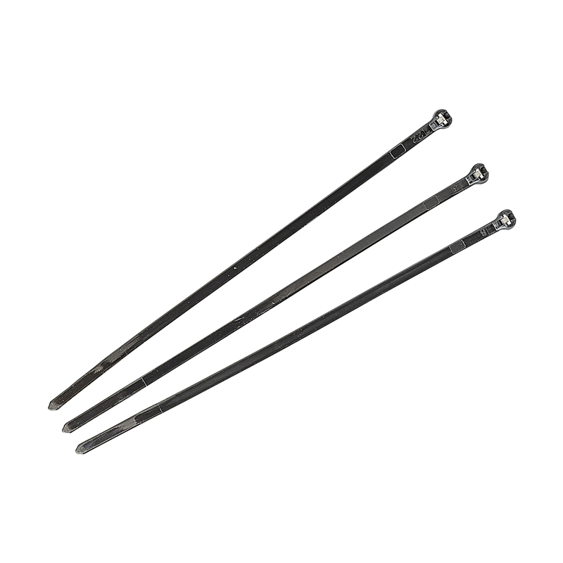 Kabelbinder mit Stahlnase 155x3.6mm, schwarz