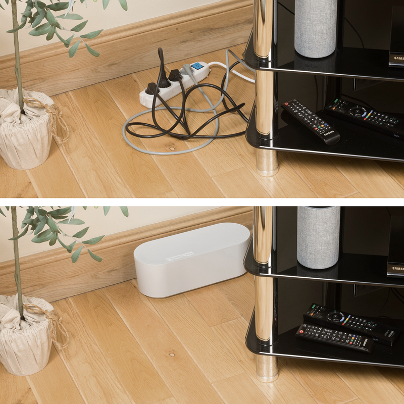 D-Line Kabelmanagement Design Box weiss 410x165x135mm